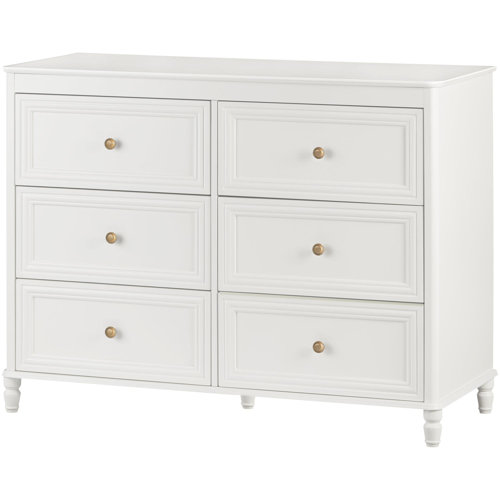 Little Seeds Piper 6 Drawer Double Dresser & Reviews Wayfair